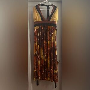 Vibrant Floral Maxi Dress